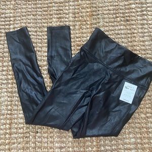 NWT SPANX faux leather leggings